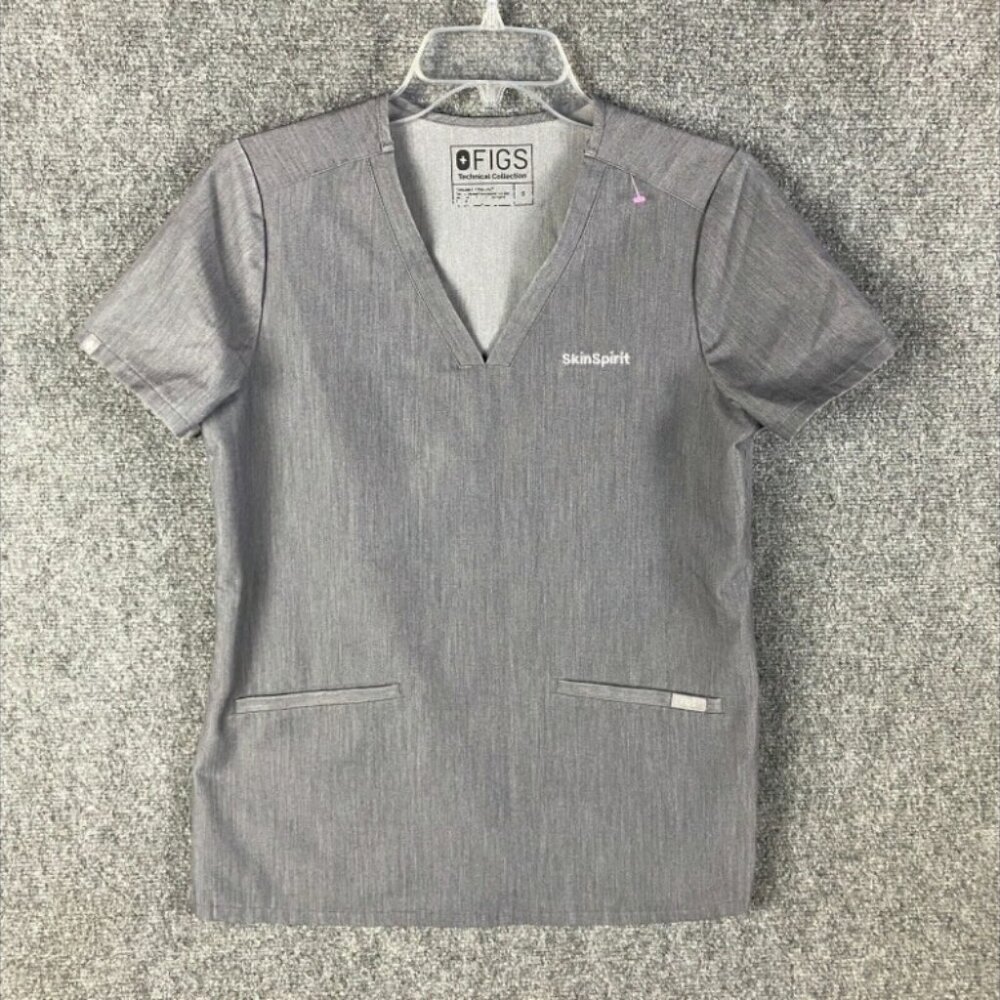 Figs Scrubs Top Women's Small Workwear Technical Collection Adults S